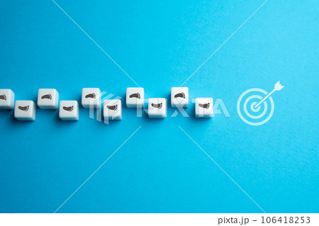 Go to the goal. Metaphor for achieving a task. Climb to success. Get to the top. Progress, effort, and determination. Ascend and conquer obstacles Go to the goal. Metaphor for achieving a task. Climb to success. Get to the top. Progress, effort, and determination. Ascend and conquer obstacles 106418253
