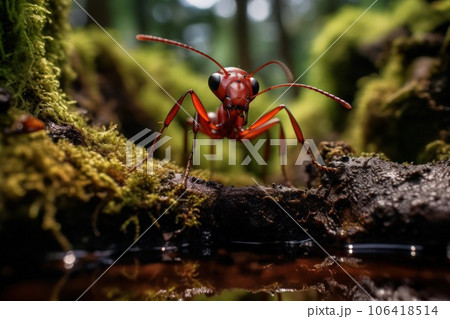 Forest ant close-up. 106418514
