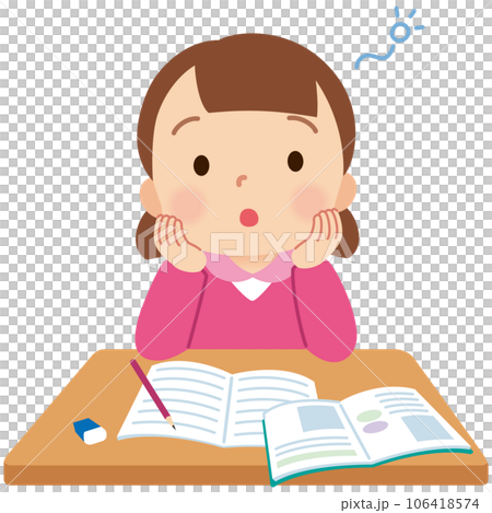 集中できずぼんやりしている子供 発達障害 小学生 集中できずぼんやりしている子供 発達障害 小学生 106418574