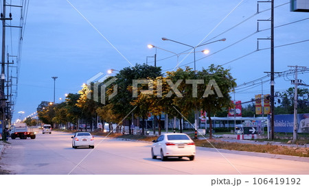 Sukhumvit road near Robinson in Banchang district 106419192