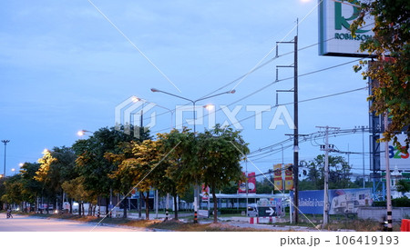 Sukhumvit road near Robinson in Banchang district 106419193