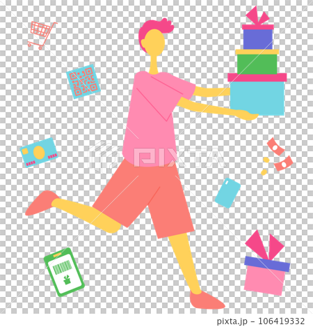 Men who enjoy shopping 106419332