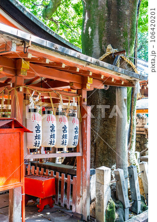 京都市中京区の武信稲荷神社 宮姫社 京都市中京区の武信稲荷神社 宮姫社 106420201