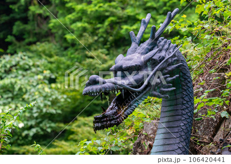 龍の銅像の写真素材 [106420441] - PIXTA