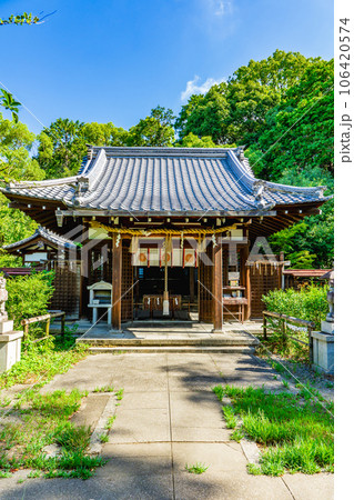 京都市東山区の新熊野神社 拝殿 京都市東山区の新熊野神社 拝殿 106420574