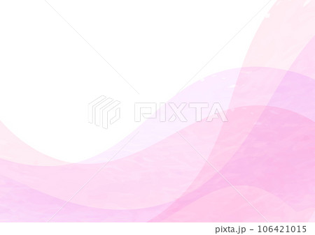 ピンクの水彩ウェーブ背景 ピンクの水彩ウェーブ背景 106421015