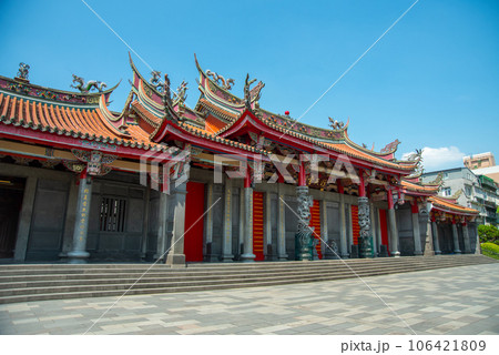 台北にある行天宮の美しい風景 台北にある行天宮の美しい風景 106421809