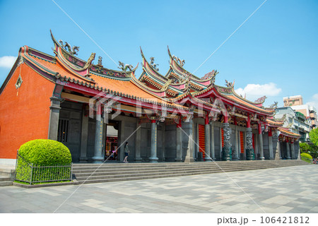 台北にある行天宮の美しい風景 台北にある行天宮の美しい風景 106421812