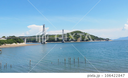昼下がりの大芝大橋 106422847