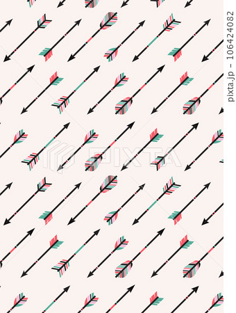Ethnic seamless pattern indian arrow vector 106424082