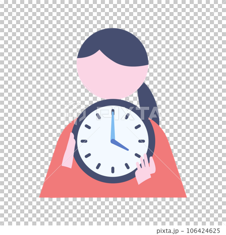 woman with watch woman with watch 106424625