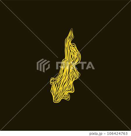 West Sulawesi map artwork style design West Sulawesi map artwork style design 106424763