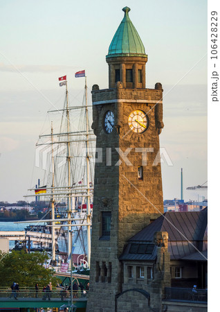 St. Pauli's Landungsbrücken in Hamburg, Germany St. Pauli's Landungsbrücken in Hamburg, Germany 106428229