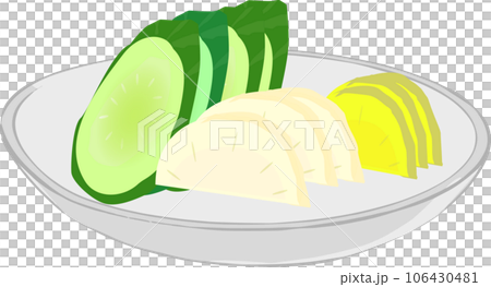 黃瓜和蘿蔔泡菜插圖 106430481