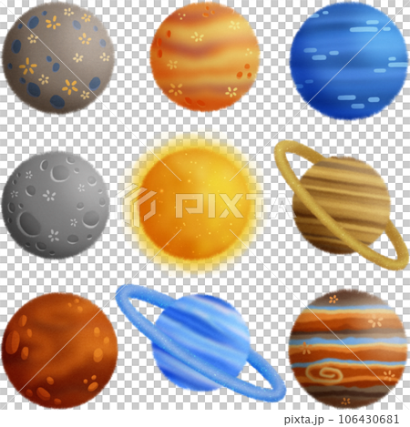 set of planets in a solar system set of planets in a solar system 106430681