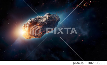 小惑星帯のイメージ「AI生成画像」のイラスト素材 [106431229] PIXTA