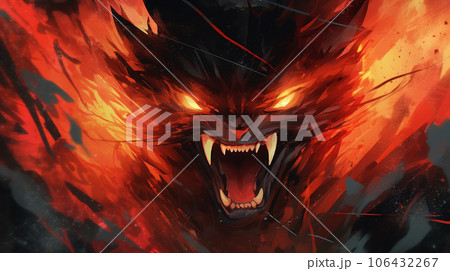 Fury Unleashed: Abstract Expression of Angerのイラスト素材 [106432267] - PIXTA