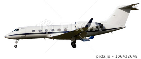 Light jetliner isolated on white Light jetliner isolated on white 106432648