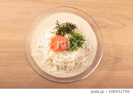 豆乳　明太子　冷やしそうめん 106432700