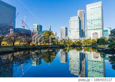晩秋の東京港区 紅葉の旧芝離宮恩賜庭園 晩秋の東京港区 紅葉の旧芝離宮恩賜庭園 106433117
