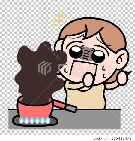 火事になりかける・女の子 106433475