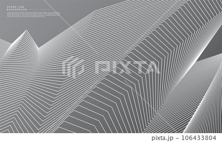 Modern flow line sharp abstract background....のイラスト素材 [106433804] - PIXTA