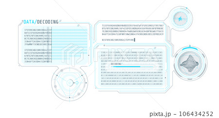 Interface for decoding satellite data about an object. 106434252