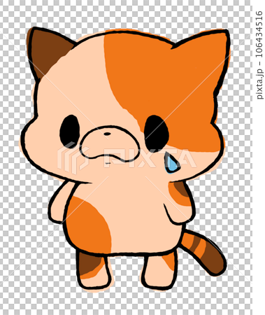 涙を流すみけねこ 106434516