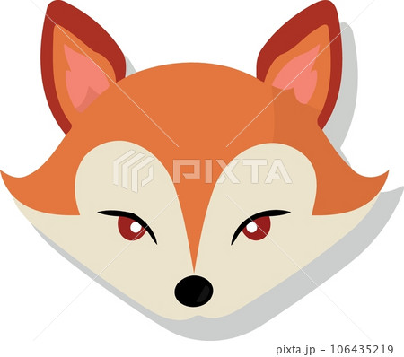 animal mammal fox orange fluffy 106435219