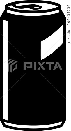 drink can in black and white drink can in black and white 106435236