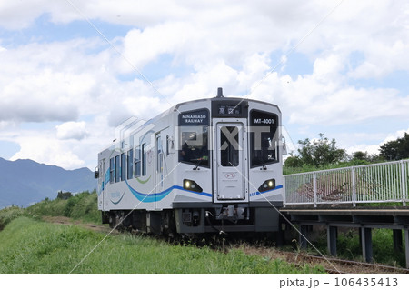 南阿蘇鉄道 最新MT-4000形 南阿蘇白川水源駅 南阿蘇鉄道 最新MT-4000形 南阿蘇白川水源駅 106435413