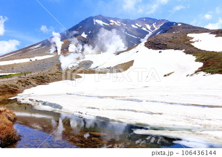 北海道紀行　  6月の旭岳　　姿見の池ハイキング 106436144
