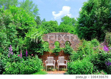 北海道紀行　　6月の上野ファーム　　午前のガーデン 106436670