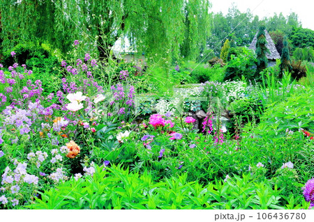 北海道紀行 6月の上野ファーム 午後のガーデン 北海道紀行 6月の上野ファーム 午後のガーデン 106436780