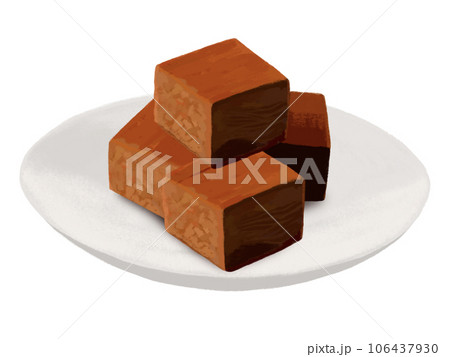生チョコ（皿付き） 106437930