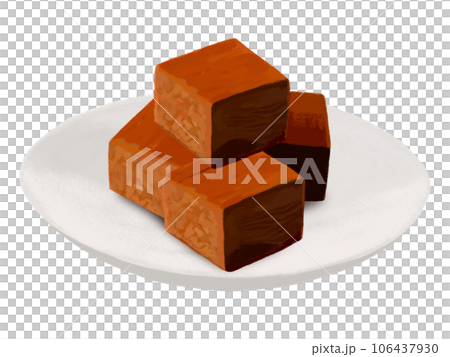 生チョコ（皿付き） 106437930
