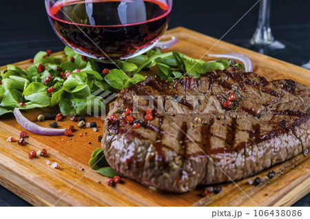 Beefsteak And Red Wine Beefsteak And Red Wine 106438086