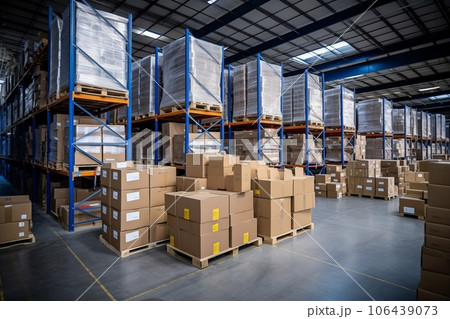 物流倉庫 AI生成画像 AI画像 物流倉庫 AI生成画像 AI画像 106439073