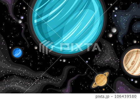 Vector Fantasy Space Chart Vector Fantasy Space Chart 106439580