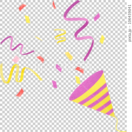 秋イメージのクラッカーのイラスト 106439841