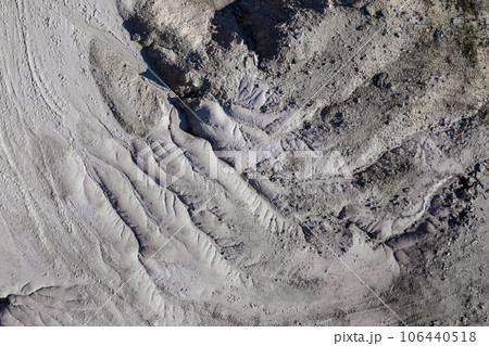 Aerial shot of erosion patterns 106440518