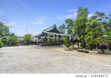 今宮神社　舞殿　阿保賢さん　新緑の季節（京都市北区紫野今宮町） 106440677