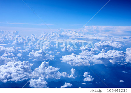 Clouds, view from the plane window Clouds, view from the plane window 106441233