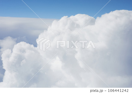 Clouds, view from the plane window Clouds, view from the plane window 106441242