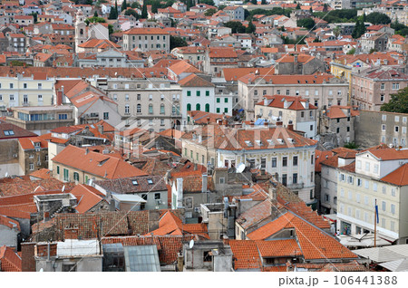 Aerial view of Split city, Croatia 106441388