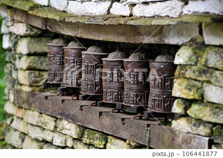 Prayer wheels 106441877