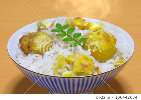 炊き立ての栗ご飯 炊き立ての栗ご飯 106442634