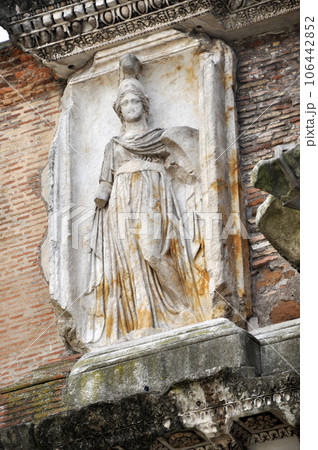 Sculpture of Minerva in Rome, Italy 106442852
