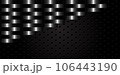 aluminum overlap on black metallic honeycomb 106443190