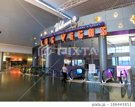 マッカラン国際空港当時の写真「Welcome to LAS VEGAS」 106443851